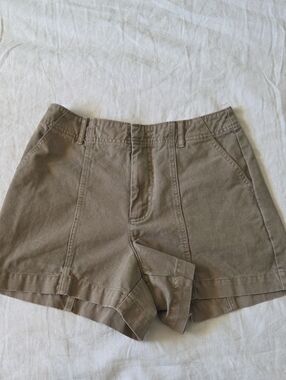 Universal Thread High-Rise Utility Shorts in Olive